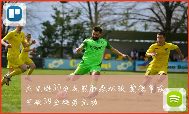 杰克逊30分灰熊胜森林狼 爱德华兹空砍39分徒劳无功
